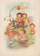 CHILDREN CHILDREN Scene S Landscapes Vintage Postcard CPSMPF #PKG672.GB - Scènes & Paysages