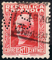 Madrid - Perforado - Edi O 669 - "V.S" (Librería) - Used Stamps