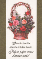 FLOWERS Vintage Postcard CPSM #PBZ509.GB - Flowers