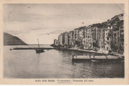 GOLFO DELLA SPEZIA PORTOVENERE VEDUTA D'EPOCA ANNO 1926 VIAGGIATA FTO PICCOLO - La Spezia