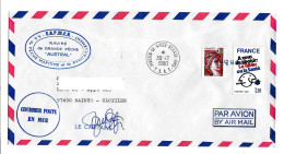 FSAT TAAF " Austral " Sapmer 30.12.1980 SPA T. France (2) - Briefe U. Dokumente