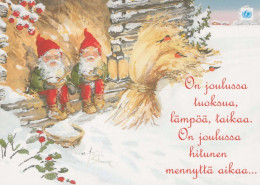 Happy New Year Christmas Children Vintage Postcard CPSM #PBM348.GB - Nouvel An
