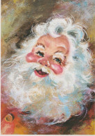 SANTA CLAUS Happy New Year Christmas Vintage Postcard CPSM #PBL372.GB - Santa Claus