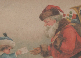 SANTA CLAUS Happy New Year Christmas Vintage Postcard CPSM #PBB059.GB - Santa Claus