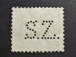 Suisse - Switzerland  - Perfin - Lochung - S.Z. -  Sparkasse Zug (Bank In Zug), Postfach 5261 - 1904 - 1922  - Cancelled - Perforés