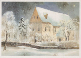 Happy New Year Christmas Vintage Postcard CPSM #PAT019.GB - Año Nuevo