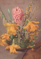 FLOWERS Vintage Postcard CPSM #PAR019.GB - Blumen