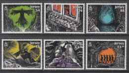 2022 Jersey Myths & Legends Ghost Stories Europa Complete Set Of 6 MNH @   BELOW FACE VALUE - Jersey