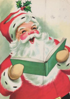 SANTA CLAUS CHRISTMAS Holidays Vintage Postcard CPSM #PAJ810.GB - Santa Claus