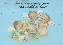 ANGEL CHRISTMAS Holidays Vintage Postcard CPSM #PAH763.GB - Anges