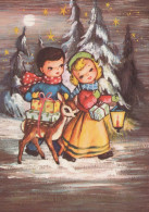 ANGEL CHRISTMAS Holidays Vintage Postcard CPSM #PAH135.GB - Angeli