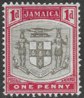 Jamaica. 1903-04 Arms Of Jamaica. 1d MH. Crown CA W/M SG 34. M5004 - Jamaica (...-1961)