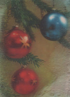 Bonne Année Noël LENTICULAR 3D Vintage Carte Postale CPSM #PAZ035.FR - Año Nuevo