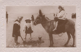 ÂNE Animaux Enfants Vintage Antique CPA Carte Postale #PAA067.FR - Donkeys