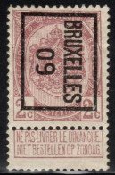 Typo 11 B (BRUXELLES 09) - O/used - Typo Precancels 1906-12 (Coat Of Arms)
