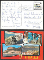 1981 Gibraltar Convent Anniversary On Ppc To Germany - Gibraltar