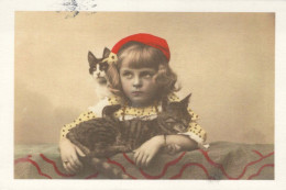 BAMBINO Ritratto Vintage Cartolina CPSMPF #PKG857.IT - Portraits