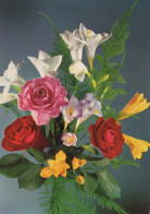 FIORI Vintage Cartolina CPSM #PBZ633.IT - Flowers