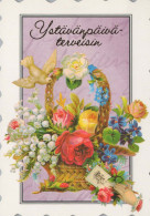 FIORI Vintage Cartolina CPSM #PBZ153.IT - Blumen