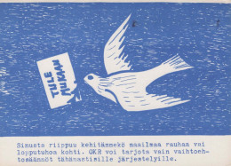 UCCELLO Animale Vintage Cartolina CPSM #PBR441.IT - Oiseaux