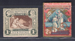 1897 New South Wales - Stanley Gibbons N. 280/81 - MH* - Andere & Zonder Classificatie