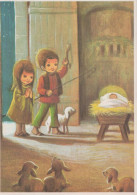 BAMBINO Scena Paesaggio Gesù Bambino Vintage Cartolina CPSM #PBB587.IT - Scènes & Paysages
