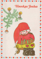 Buon Anno Natale BAMBINO Vintage Cartolina CPSM #PAY260.IT - New Year