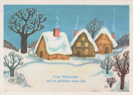 Buon Anno Natale Vintage Cartolina CPSM #PAV703.IT - Neujahr