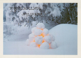 Buon Anno Natale Vintage Cartolina CPSM #PAT585.IT - Año Nuevo