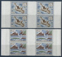 TAAF POSTE AERIENNE PA N° 100 + 101 Cote 39,60 € En Blocs De Quatre Neufs Sans Charnière ** (MNH)  TB - Posta Aerea