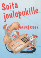 BABBO NATALE Natale Vintage Cartolina CPSM #PAJ955.IT - Santa Claus