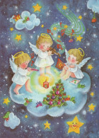 ANGELO Buon Anno Natale Vintage Cartolina CPSM #PAG953.IT - Anges