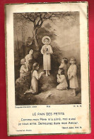 Image Pieuse D.S.R. 9155 Peintre Desprès Mancelle Le Pain Des Petits - Renée Le Roux Troguéry 4-06-1933 - Tréguier - Devotion Images