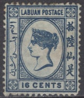 Labuan - Definitive - 16 C - Queen Victoria - Mi 9 - 1881 - Andere & Zonder Classificatie