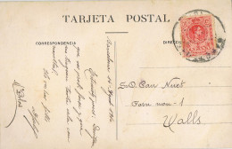 54951. Postal BARCELONA 1910. Imagen Del Cenachero, Vendedor De Pescado De MALAGA - Brieven En Documenten