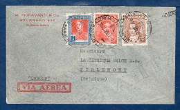 Argentina To Belgium (Tirlemont), 1935, Via ZEPPELIN Flight G-495, SEE DESCRIPTION   (078) - Posta Aerea