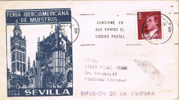 54952. Carta VALENCIA 1985. Motivo Feria Abril De Sevilla 66 - Cartas & Documentos