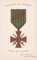 MILITAIRE(ILLUSTRATEUR) MEDAILLE(CROIX DE GUERRE) - Heimat