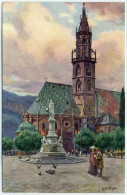 G.303  Pfarrkirche In BOZEN - Bolazno - Illustrata R.A. Höger - Bolzano (Bozen)