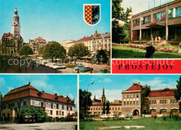 73637994 Prostejov Namesti 9 Kvetna S Radnici Mestske Lazne Permatejnsky Zamek O - Tschechische Republik