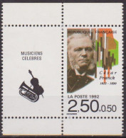 Musique - FRANCE - César Franck - Musicien - N° 2747 ** - 1992 - Ungebraucht