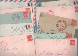 Lot De 15 Enveloppes  FRANCHISE MILITAIRE    XXe Avec Ou Sans Timbre  (PPP47325) - Cartas & Documentos