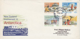 New Zealand 1984 Involvement In Antarctica FDC Ca Scott Base (RO154) - Antarctische Expedities