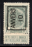 Typo 12A (ANVERS 10) - O/used - Typos 1906-12 (Wappen)