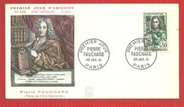 FDC PIERRE  FAUCHARD PARIS 1 7 1961 - 1960-1969