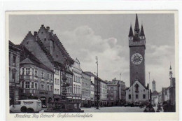 39046806 - Straubing Mit Grossdeutschlandplatz Gelaufen Von Ca. 1940. Gute Erhaltung. - Straubing