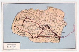 39069406 - Spezialkarte Der Insel Foehr Ungelaufen  Kleiner Knick Am Linken Rand In Der Mitte, Sonst Gut Erhalten - Other & Unclassified