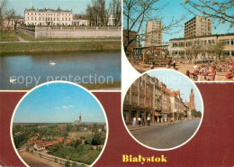 73637721 Bialystok Universitaet Wohnsiedlung Kinderspielplatz Strassenpartie Sta - Polen