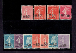 FRANCE - N°217/228 ** MNH TB - Unused Stamps