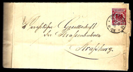 OTTENHEIM - 1895 - POUR STRASBOURG  - Briefe U. Dokumente